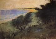 Lesser Ury Kuste of jutted oil